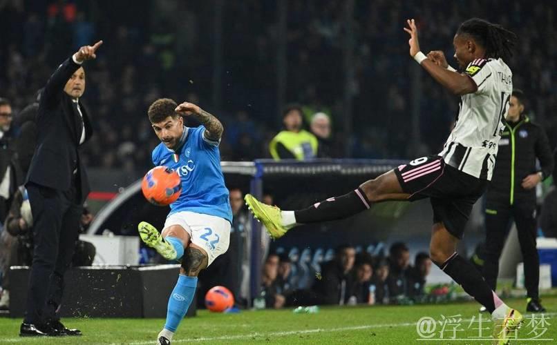 那不勒斯2-1力克尤文图斯，霍伊伦梅开二度伊尔迪兹建功